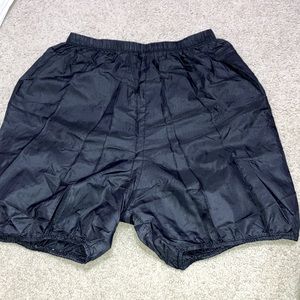 Body Wrappers trash bag shorts